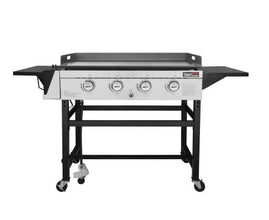 Royal Gourmet 4-Burner Propane Gas Grill Griddle for Outdoor Cooking in Black