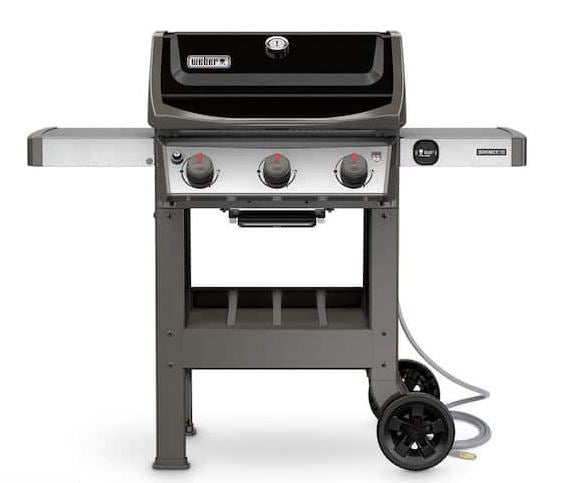 Weber Spirit II E-310 3-Burner Natural Gas Grill, Black