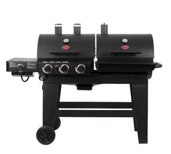 Char-Griller Double Play 1,260 sq., in. 3-Burner Gas and Charcoal Grill in Black
