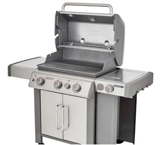 Weber - Genesis II S-335 3-Burner Propane Gas Grill - Stainless Steel