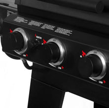 Char-Griller Double Play 1,260 sq., in. 3-Burner Gas and Charcoal Grill in Black