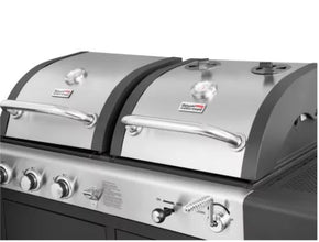 Royal Gourmet ZH3002 3-Burner 25,500-BTU Dual Fuel Cabinet Gas and Charcoal Grill Combo, Outdoor Barbecue