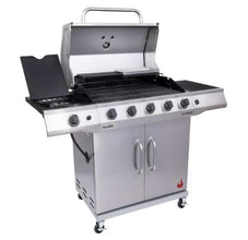 Char-Broil Performance 5-Burner Liquid Propane Gas Grill, Stainless Steel
