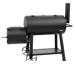 Char-Griller Grand Champ Charcoal Grill and Offset Smoker in Black
