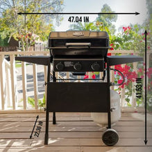 Expert Grill 3 Burner Propane Gas Grill, 27,000 BTU, 450 Sq. In. Total Cooking Area, Black