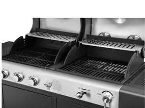 Royal Gourmet ZH3002 3-Burner 25,500-BTU Dual Fuel Cabinet Gas and Charcoal Grill Combo, Outdoor Barbecue