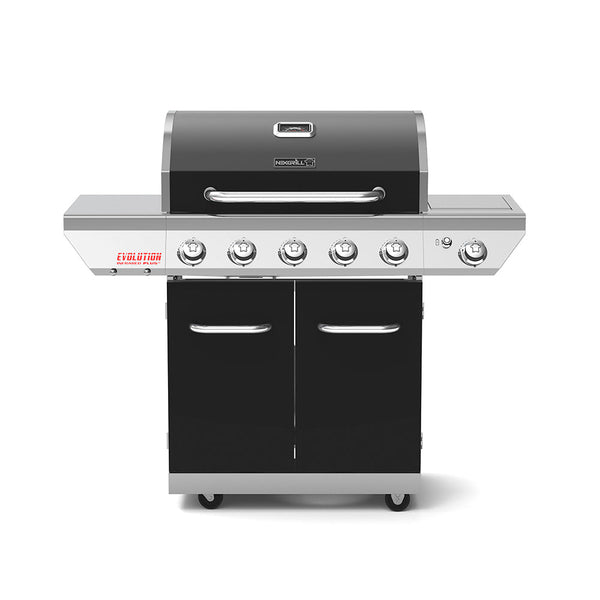 Nexgrill Evolution 5-Burner Propane Gas Grill with Infrared Technology, Side Burner, and Side Table - 57000BTUs