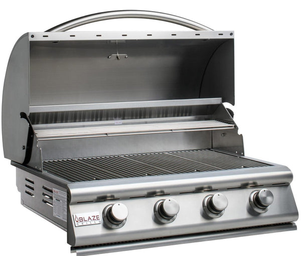 Blaze Prelude LBM 32-Inch 4-Burner Built-In Natural Gas Grill - BLZ-4LBM-NG