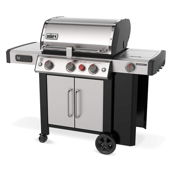 Weber Genesis II SX-335 Stainless 3 Burner Liquid Propane Gas Smart Grill